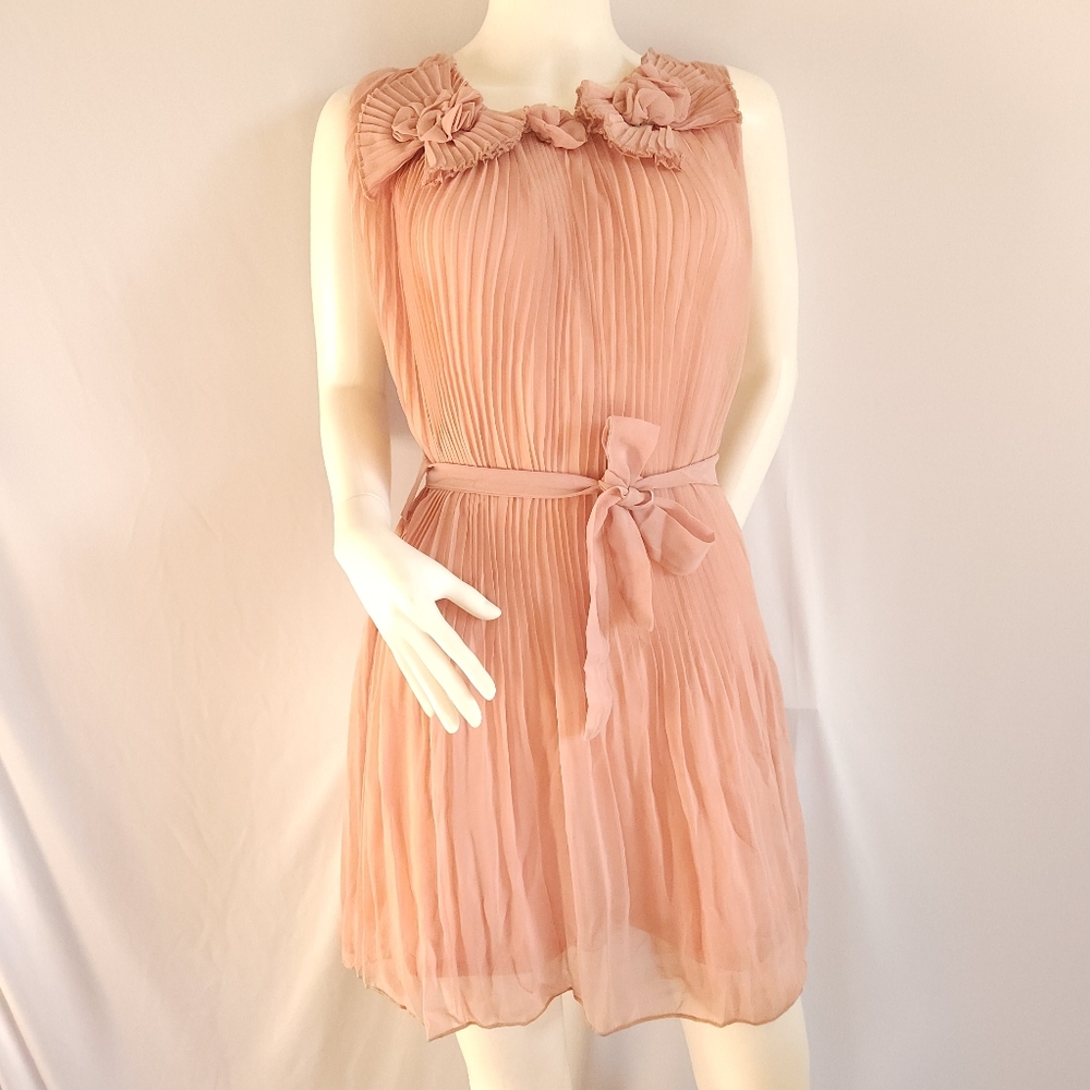 NWT Pretty Angel Silk Blush/Pink Dress Women's Size M